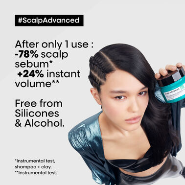 Scalp Advanced Anti-Oiliness 2-in-1 Deep Purifier Clay - L'Oréal Professionnel | L'Oréal Partner Shop