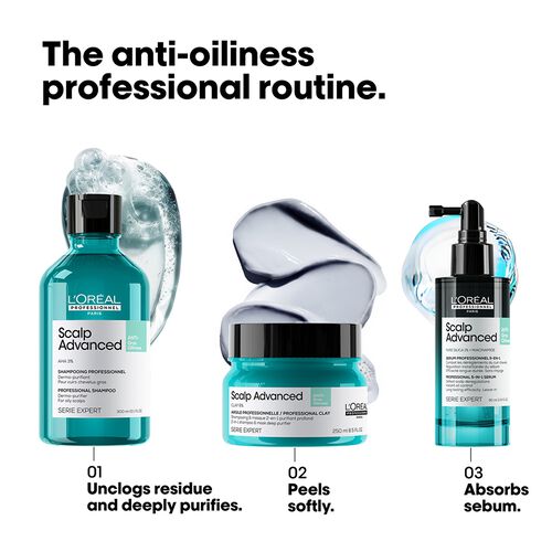 Scalp Advanced Anti-Oiliness 5-in-1 Serum - Serum & Oils | L'Or&eacute;al Partner Shop