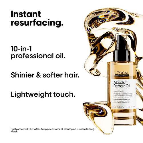 Absolut Repair Oil for Dry and Damaged Hair - L'Oreal Professionnel | L'Or&eacute;al Partner Shop