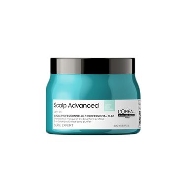 Scalp Advanced Anti-Oiliness 2-in-1 Deep Purifier Clay - L'Oréal Professionnel | L'Oréal Partner Shop