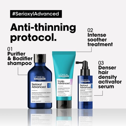 Serioxyl Advanced Anti-Hair Thinning Shampoo - L'Or&eacute;al Professionnel | L'Or&eacute;al Partner Shop