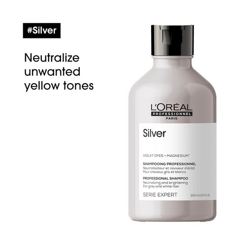 Silver Shampoo for Anti-Brassiness - L'Or&eacute;al Professionnel | L'Or&eacute;al Partner Shop