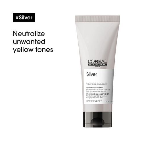 Silver Conditioner for Anti-Brassiness - L'Or&eacute;al Professionnel | L'Or&eacute;al Partner Shop