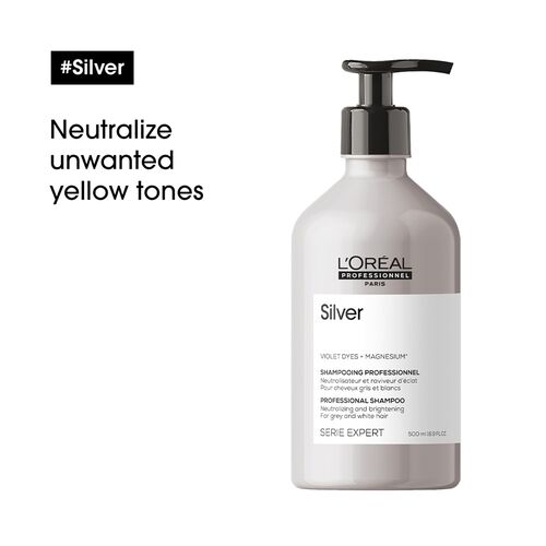 Silver Shampoo for Anti-Brassiness - L'Or&eacute;al Professionnel | L'Or&eacute;al Partner Shop